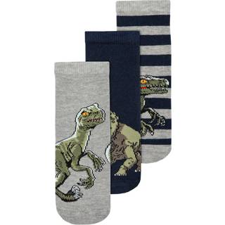 Name it 3-pak strømper med Jurrasic World motiv til drenge
