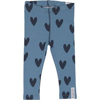 Geggamoja Leggings, Blue Heart, 86-92