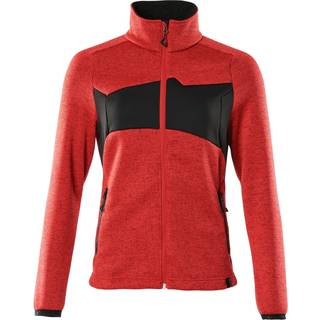 MASCOT® Striktrøje med lynlås Signalrød/Sort 18155-951-20209 4XL
