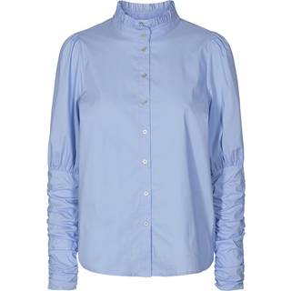 Co'couture Sandy Poplin Puff Shirt Bluse 95420 Pale Blue (SMALL)