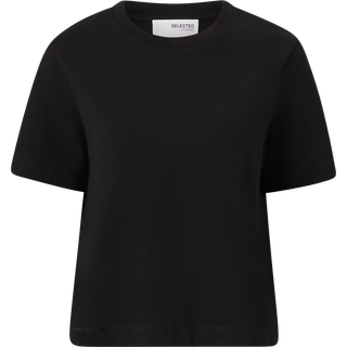 Essential Boxy T-shirt, Sort, XS