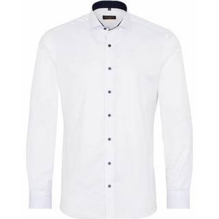 SLIM FIT Cover Shirt in white plain