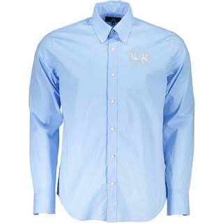 LA MARTINA Herren Hemd blau Slim Fit