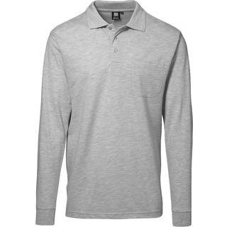 ID PRO Wear Polo Trøje m. Lomme Grå Melange