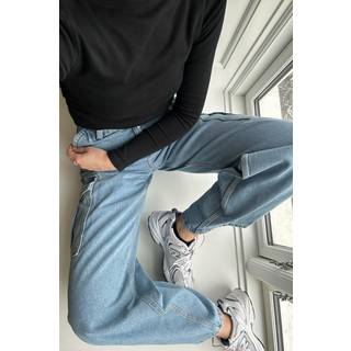 Hope High Waist Denim Jeans - Dark Blue Denim - 26/32 - ONLY