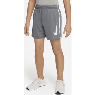 Nike Multi Dri-FIT-træningsshorts med grafik til større børn (drenge) - grå - XS