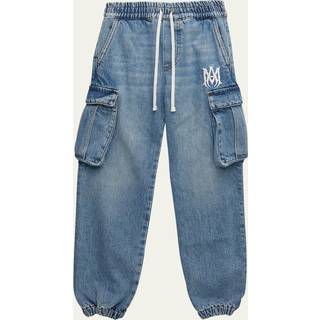 Amiri Kids Denim cargo pants - blue - Y 8