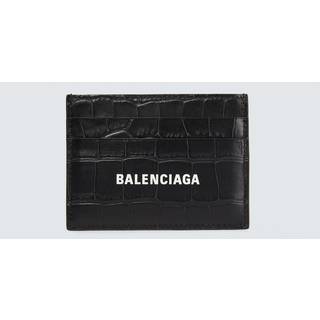 Balenciaga Cash cardholder with logo - black - One Size