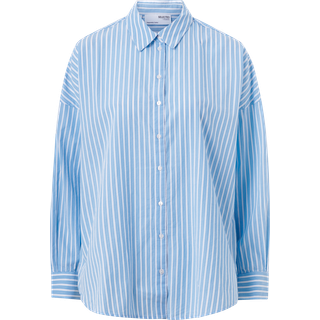 Emma-Sanni Stribet Skjorte, Cashmere Blue, 40