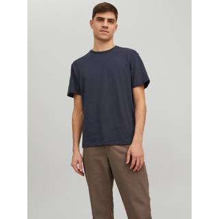 Jack & Jones Soft Linen Tee SS Crew Perfect Navy