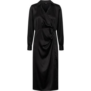 Kleo Calf Skjortekjole - Sort - L - Vero Moda