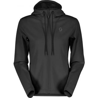 SCOTT Tech Zip Hoody til Kvinder, Sort - Størrelse Medium