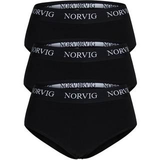 Norvig 3-Pack maxi trusse, sort, Størrelse: M, Dame