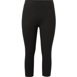 Sorte 3/4 lange Cartime Leggings fra Only Carmakoma , størrelse M (46-48)