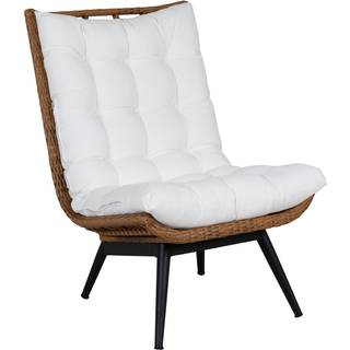 Brafab, Covelo Loungelænestol Natur/Hvid Brafab