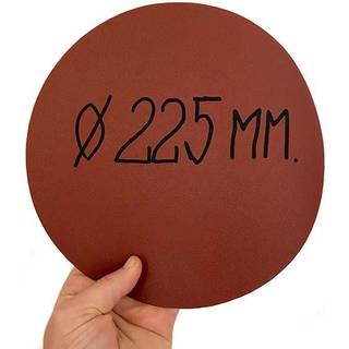 Rondel sandpapir Ø225 med velcro til Girafsliber - uden huller K150 / 1 stk.