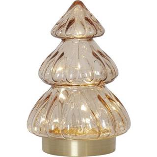 Star Trading Abete borddekoration julebelysning 18 cm Beige