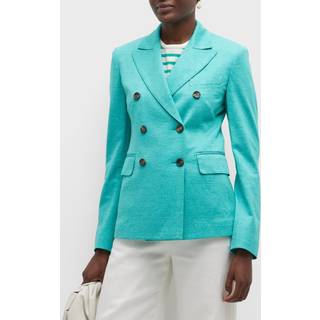 Max Mara Zirlo double-breasted blazer - green - XS