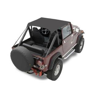 Bestop 5250801 Traditionel Bikini-top til 1976-1991 CJ7/CJ8 & Wrangler Black