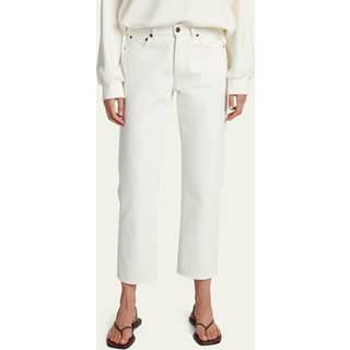 The Row Eglitta mid-rise wide-leg jeans - white - M