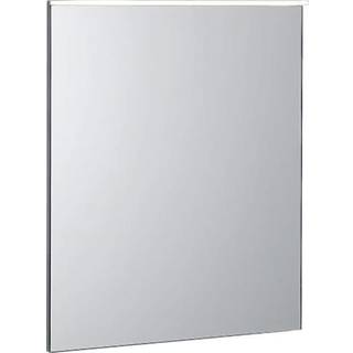 Geberit Xeno² spejl med lys med direkte og indirekte belysning: B=60cm, H=71cm, Aluminium børstet
