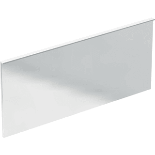 Geberit Xeno² spejl med lys med direkte og indirekte belysning: B=160cm, H=71cm, Aluminium børstet