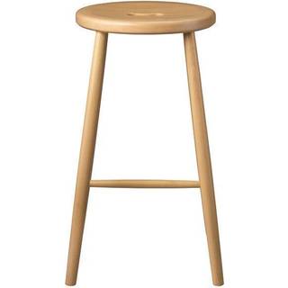 FDB Møbler J27C Counter barstol Beech black painted