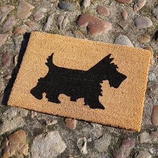 Da&#39;core Dørmåtte hund kokos natur
