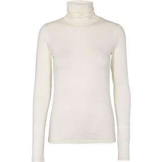 Joline T-Neck - Off White S - 96% Tencel, 4% Elastane - T-shirts