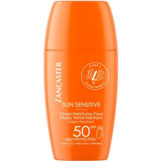 Lancaster Solpleje Sun Sensitive Tinted Mattifying Fluid SPF50 30 ml (5.900,00 kr / 1 l) - 30 ml
