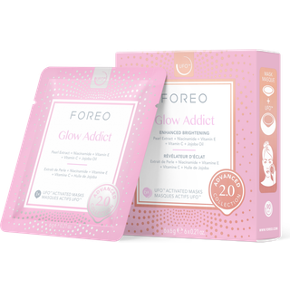Foreo Ansigtspleje Maske behandling Glow Addict 2.0UFO-maskepuder 6 ml () - 6 ml