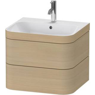 Duravit Happy D.2 Plus vægm. vaskeskab, C-bonded, 575x490 mm, eg