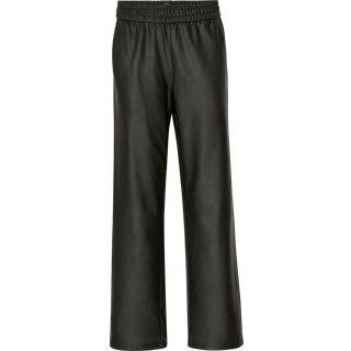 Popstar Wide Coated Bukser - Sort - S/32 - ONLY