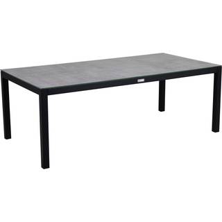 Brafab, Belfort Sofabord Sort/Grå Aluminium 70x140 3D-printet Glasplade Brafab