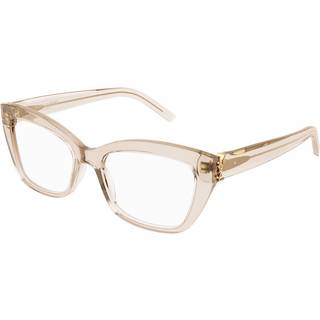 Saint Laurent SL M117 004 53 Briller Kvinder Brun - Transparent Nude Beige - 53mm