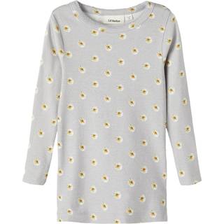 Lil Atelier Top Slim Harbor Mist Blomster