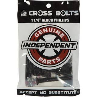 Independent Bolts and nuts Phillips Black 1 1/4