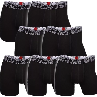 ProActive Bambus boxershorts sort, 7-pak, XXL 489-49-09-2XL