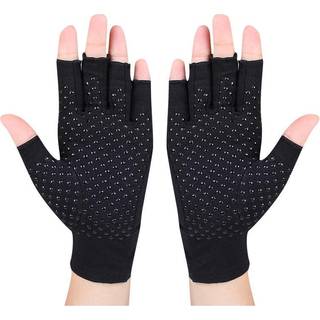 Kompressionshandsker Halvfinger 1 Par Sort S