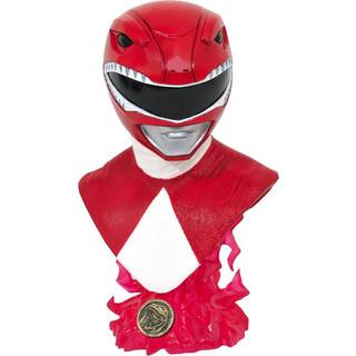 MMPR 3D RED RANGER 1/2 BUST