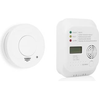 Smartwares Brandsikkerhedssæt, Brandalarm + Kuliltealarm - Hvid