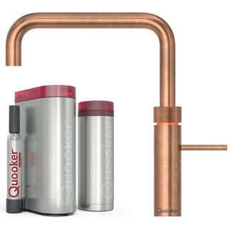 Quooker Fusion Square inkl. PRO3 & CUBE - Bruneret Messing