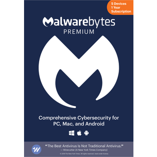 Malwarebytes Premium - 5 enheder / 1 år