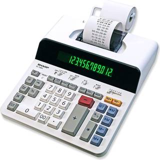 Sharp ELT3301 Termisk udskrivningskalkulator lille (10 x 9 x 2,4 tommer)