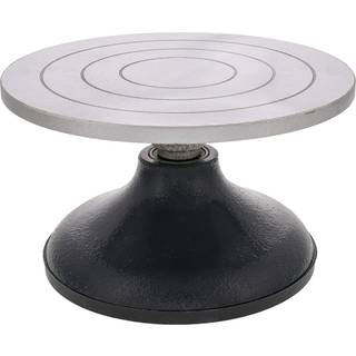 Amerikansk kunstforsyning 7 diameter skulpturhjul- kraftig al metalkonstruktion og pladespiller med kuglelejer