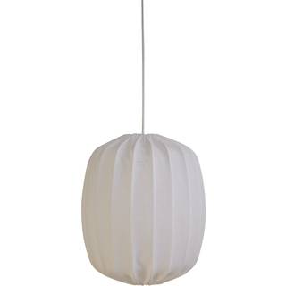 Prisma loftslampe i hør 25 cm, hvid