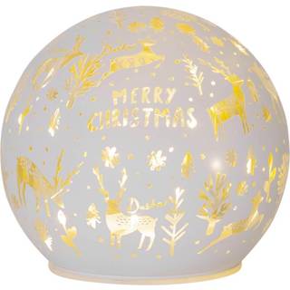 Star Trading - Glass Decoration Merry Xmas - Juledekoration med LED