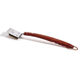 Outset QB40 Rosewood Collection Grill Brush med udskiftelige b?rster og skraber