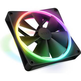 NZXT F120 RGB DUO - Black - Kabinet køler - 120mm - Sort med RGB LED lys - 29 dBA