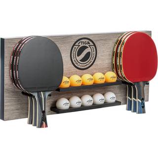 Stiga ping pong opbevaring v?gstativ brun